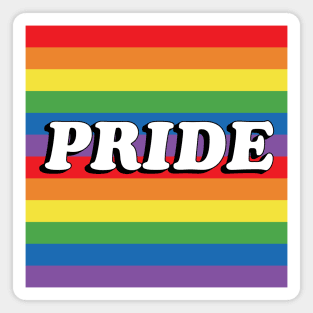 Retro Pride - LGBTQ Pride Flag Magnet